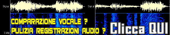 pulizia registrazioni audio